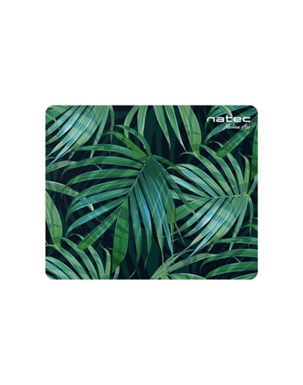 Natec Mouse Pad, Photo, Modern Art - Palm Tree, 220x180 mm | Natec | Mouse Pad | Modern Art - Palm Tree | Black