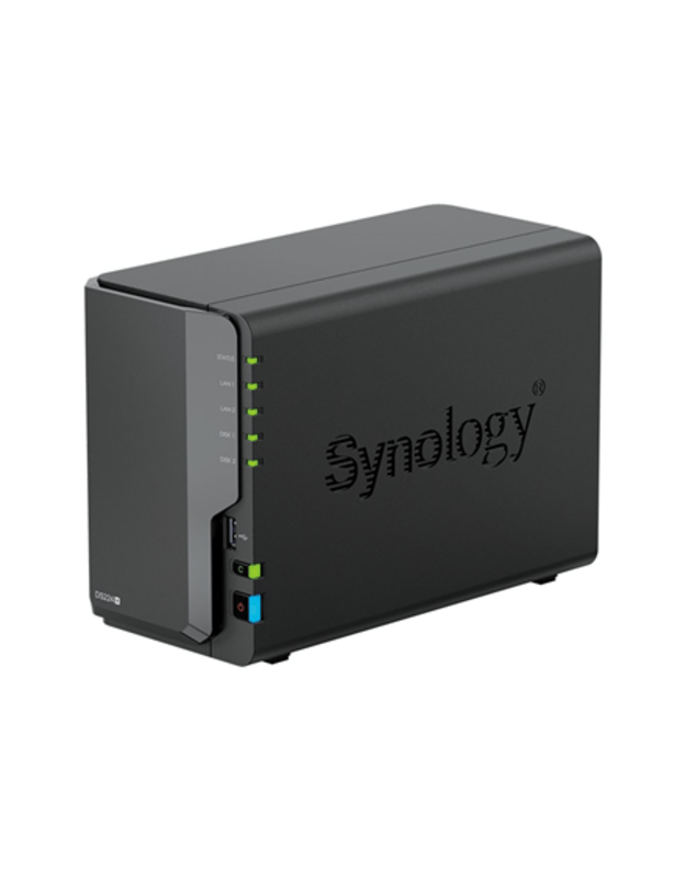 Synology | Tower NAS | DS224+ | up to 2 HDD/SSD | Intel Celeron | J4125 | Processor frequency 2.0 GHz | 2 GB | DDR4