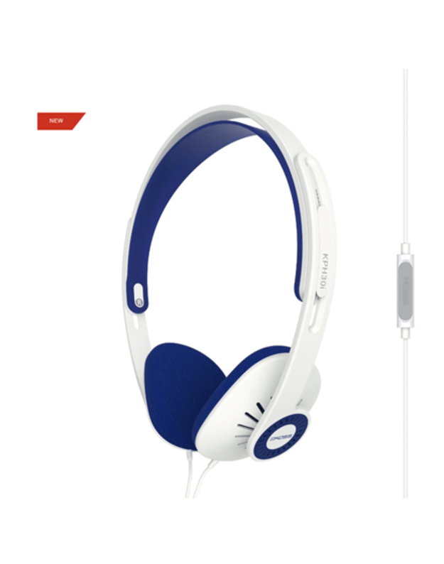 Koss | Headphones | KPH30iW | Wired | On-Ear | Microphone | White