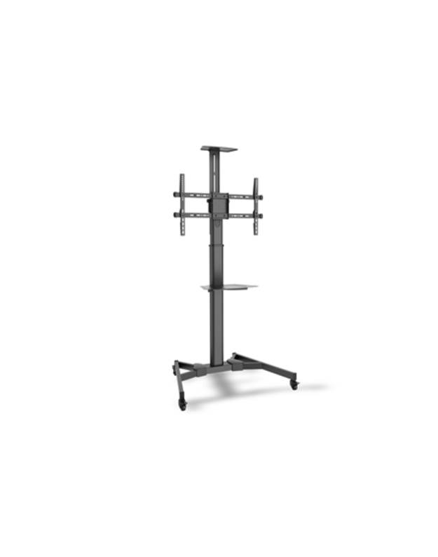 Digitus | Floor stand | TV-Cart for screens up to 70 , max. 50kg wheelbase, VESA max. 600x400 | Tilt | 37-70 | Maximum weight (capacity) 50 kg | Black