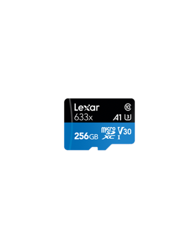 Lexar | High-Performance 633x | UHS-I | 256 GB | micro SDXC