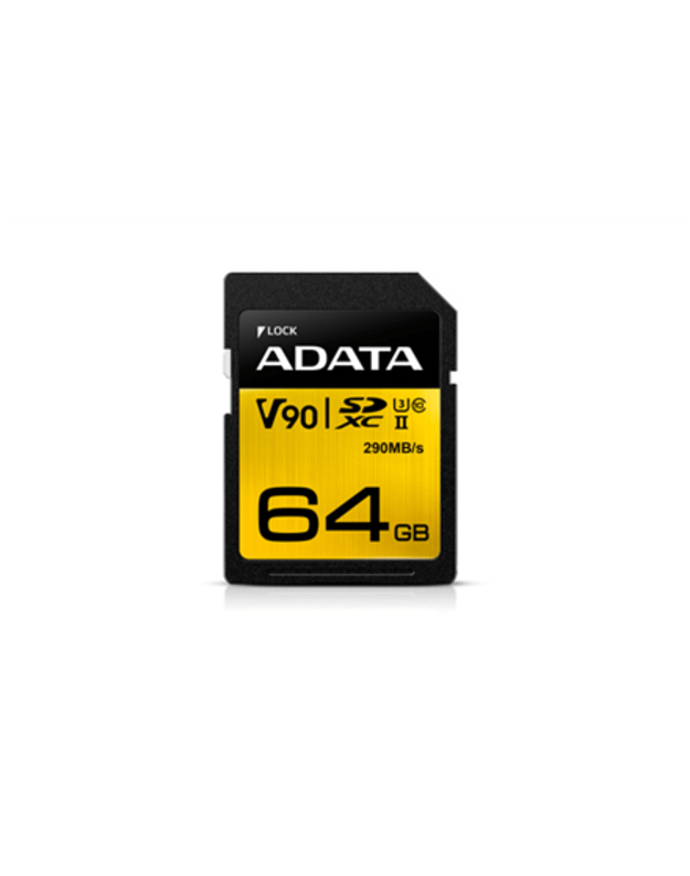 ADATA | Premier ONE | UHS-II U3 | 64 GB | SDXC | Flash memory class 10