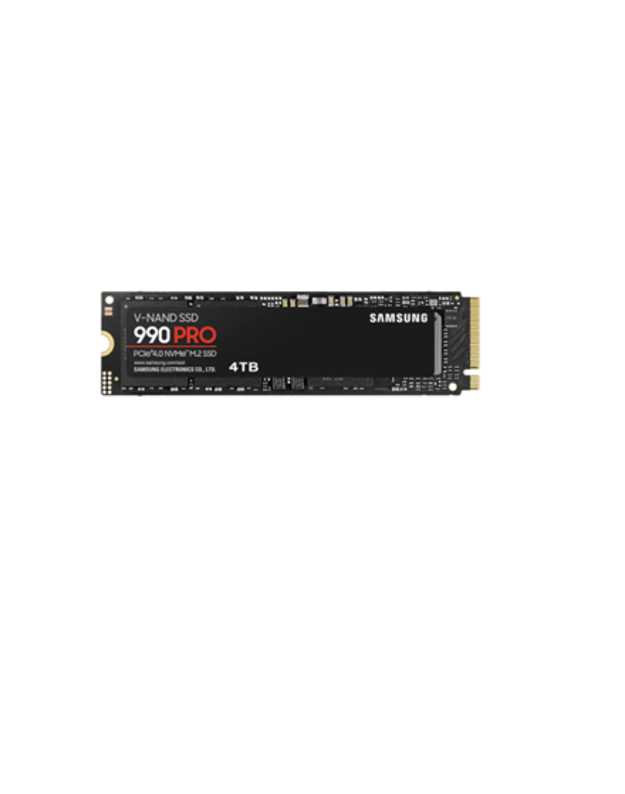 Samsung | 990 PRO | 4000 GB | SSD form factor M.2 2280 | Solid-state drive interface NVMe | Read speed 7450 MB/s | Write speed 6900 MB/s