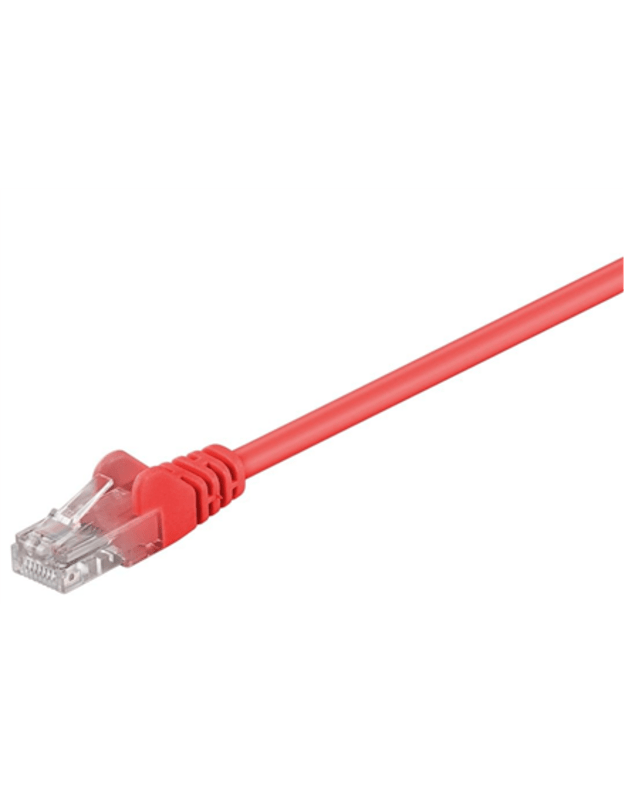 Goobay | CAT 5e patch cable, U/UTP | 68369 | Red