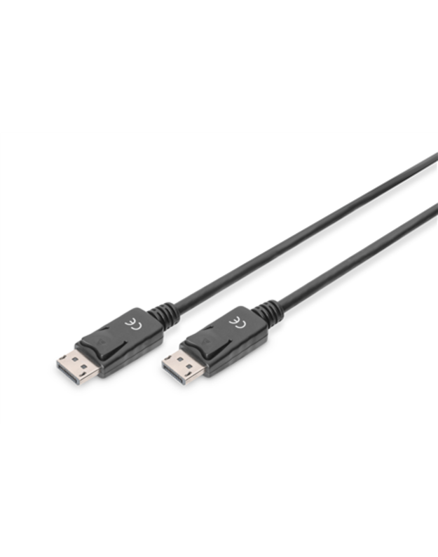 Digitus | DisplayPort Connection Cable | Black | DP male | DP male | DP to DP | 1 m