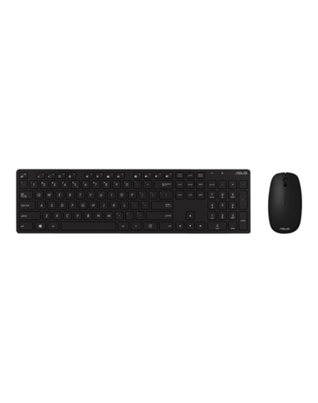 Asus | W5000 | Black | Keyboard and Mouse Set | Wireless | Mouse included | Batteries included | EN | Black | 460 g