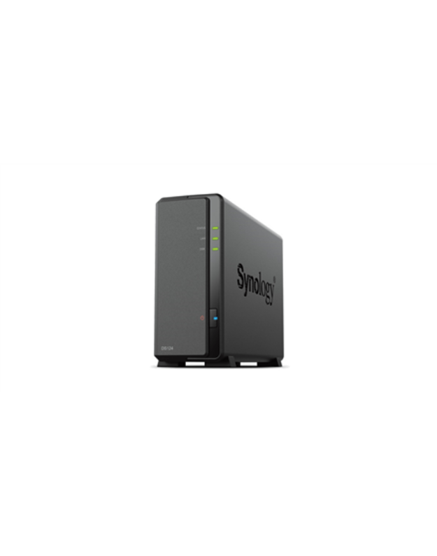 Synology | Tower NAS | DS124 | up to 1 HDD/SSD | Realtek | RTD1619B | Processor frequency 1.7 GHz | 1 GB | DDR4