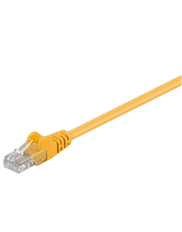 Goobay | CAT 5e patch cable, U/UTP | 95556 | Yellow