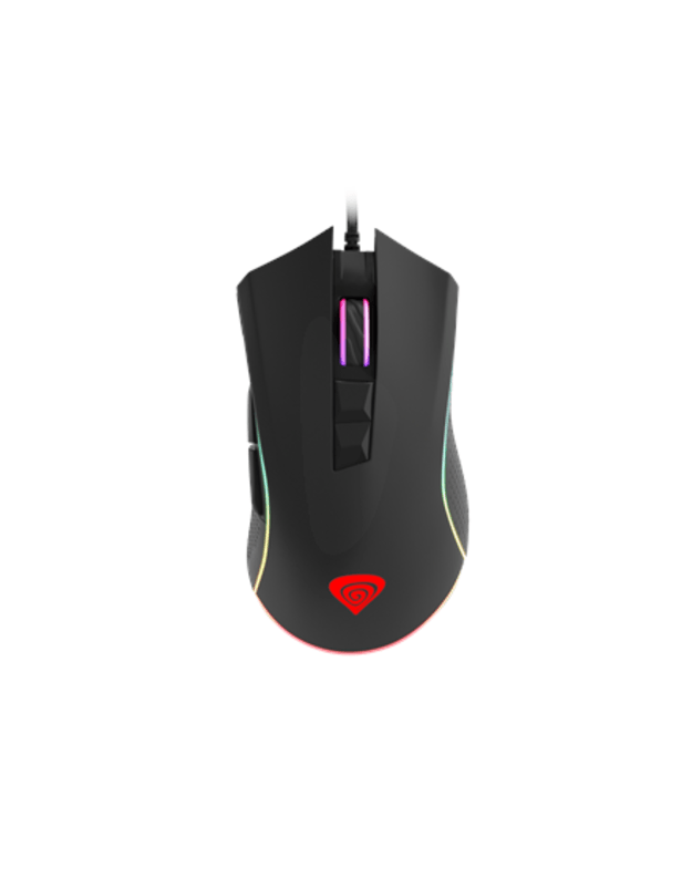 GENESIS Krypton 770 Gaming Mouse, 12000DPI, Wired, Black | Genesis | Gaming Mouse | Krypton 770 | Wired | Pixart PMW3360 | Yes