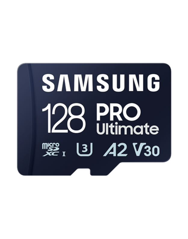 Samsung | MicroSD Card | PRO Ultimate | 128 GB | microSDXC Memory Card | Flash memory class U3, V30, A2 | SD adapter