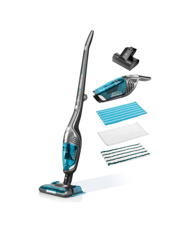 ETA | Vacuum Cleaner | ETA845390000 Moneto II Aqua Plus | Cordless operating | Handstick 2in1 | Washing function | N/A W | 25.2 V | Operating time (max) 50 min | Grey/Blue