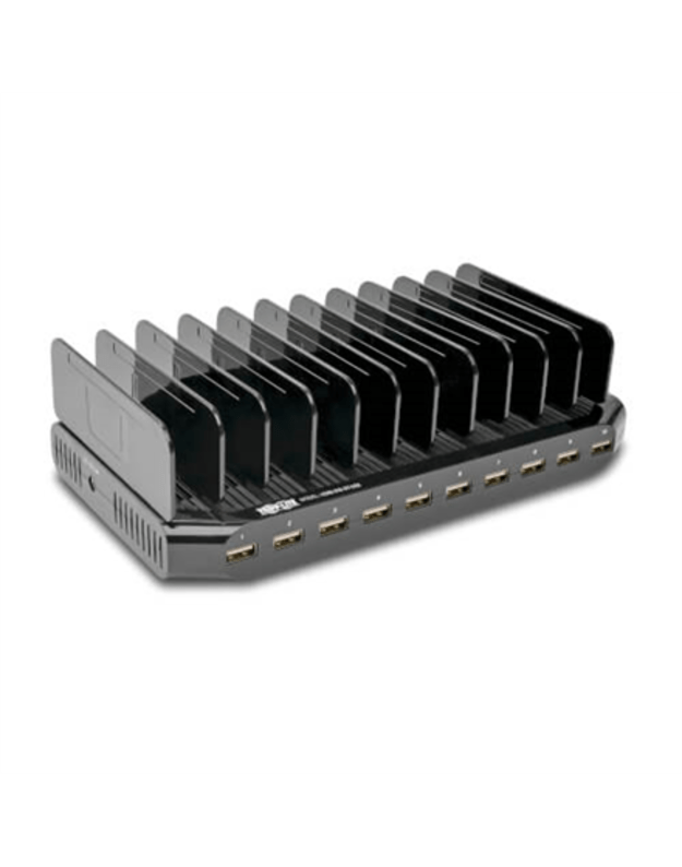 Tripp Lite | 10 Port USB Charging Station with Adjustable Storage | U280-010-ST-CEE | 96 W