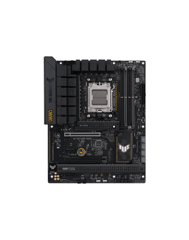 ASUS TUF GAMING B650-PLUS | Asus | TUF Gaming B650-Plus - motherboard - ATX | Processor family AMD B650 | Processor socket 1 x Socket AM5 | 4 DIMM slots - DDR5, non-ECC, ECC, on-die ECC, unbuffered | Memory slots 4 | Supported hard disk drive interfaces S