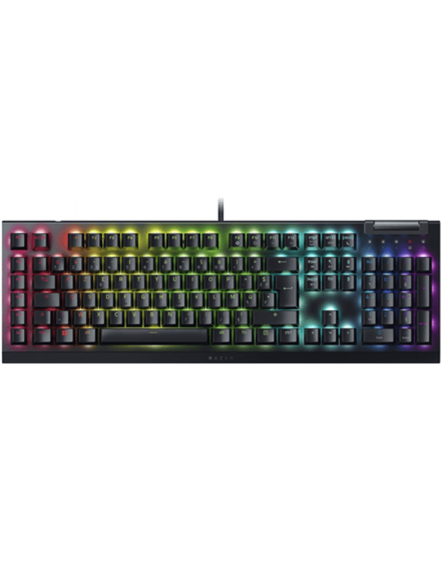 Razer | Mechanical Gaming Keyboard | BlackWidow V4 X | Mechanical Gaming Keyboard | Wired | Russian | Black | Green Mechanical Switches