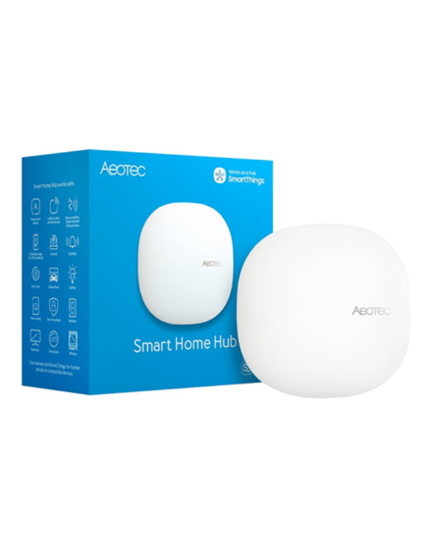 Aeotec Smart Home Hub - Works as a SmartThings Hub, EU, Z-Wave, Zigbee 3.0, WiFi | AEOTEC | Smart Home Hub | GP-AEOHUBV3EU | Z-Wave, Zigbee 3.0, WiFi