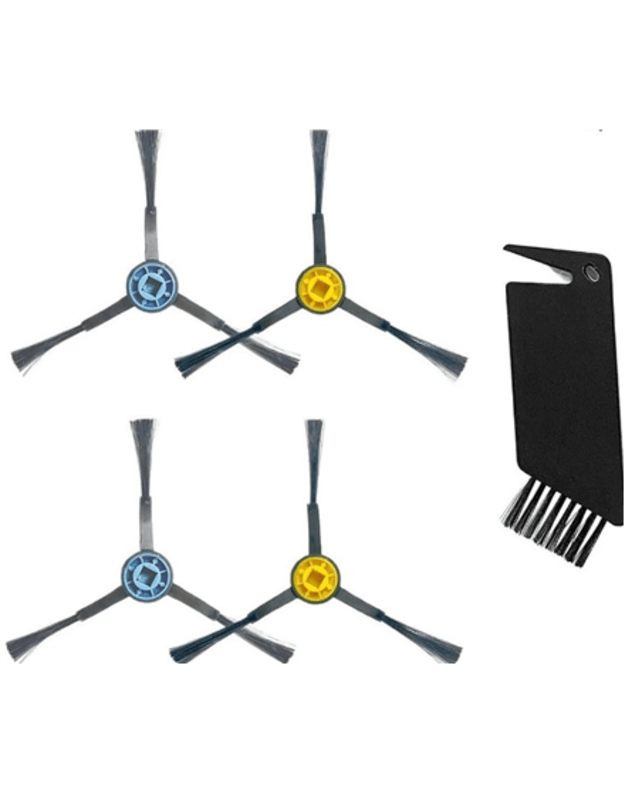 Midea Spare Parts Kit: Side Brush×4pcs, Cleaning Brush×1pc for I5C White Midea