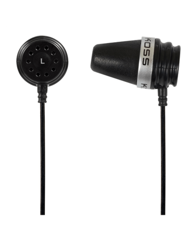 Koss | Headphones | Sparkplug | Wired | In-ear | Noise canceling | Black