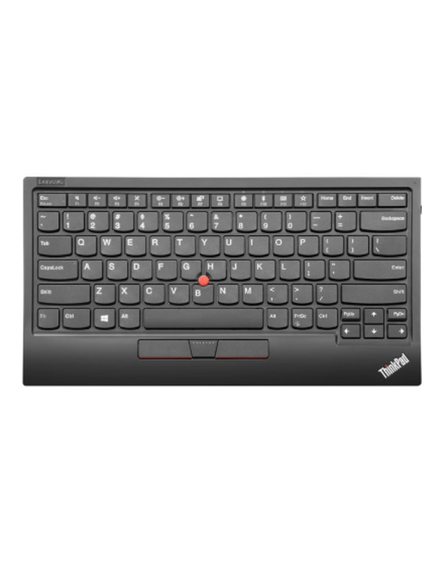 Lenovo ThinkPad TrackPoint Keyboard II | 4Y40X49493 | Keyboard | 2.4 GHz, Bluetooth | EN | Pure Black | Scissor switch | Wireless connection