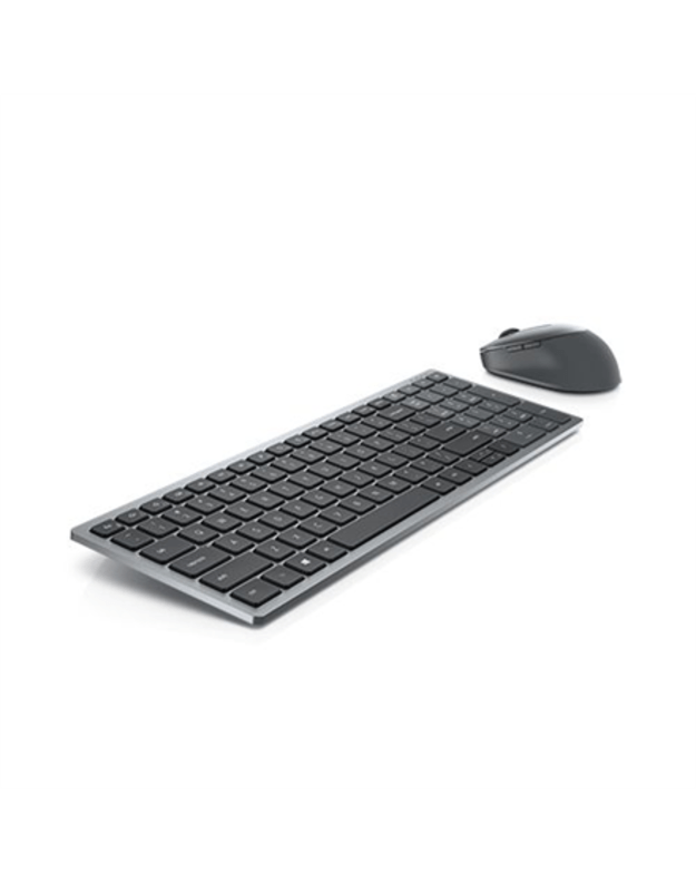 Dell | Keyboard and Mouse | KM7120W | Keyboard and Mouse Set | Wireless | Batteries included | US | Bluetooth | Titan Gray | Numeric keypad | Wireless connection