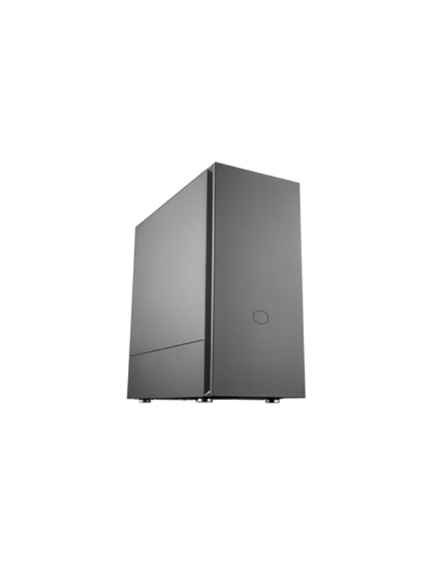 Cooler Master Silencio S600 with steel side panel Black Mini ITX, Micro ATX, ATX Power supply included No