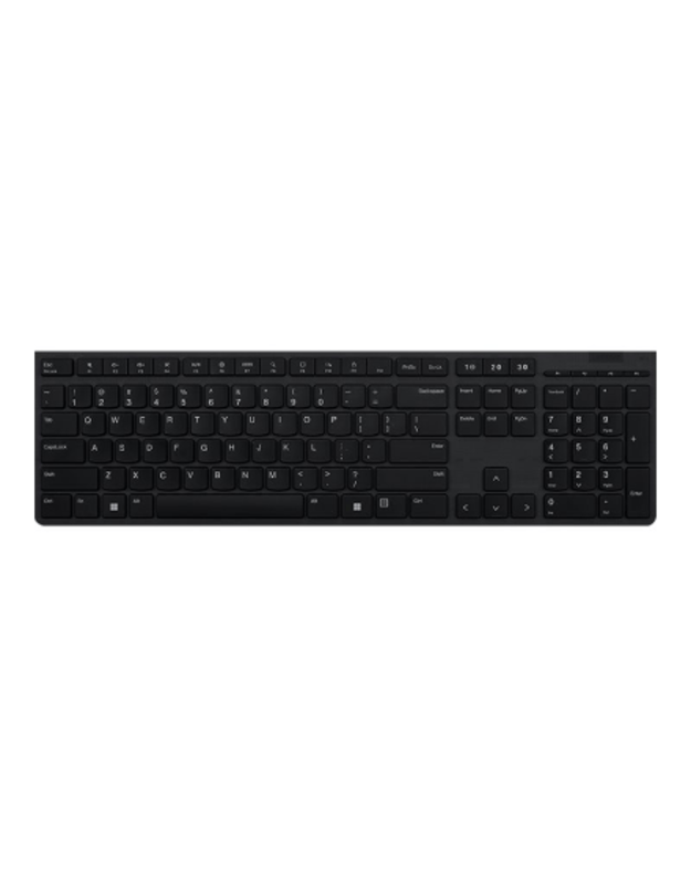 Lenovo | Professional Wireless Rechargeable Keyboard | 4Y41K04074 | Keyboard | Wireless | Estonian | Grey | Scissors switch keys