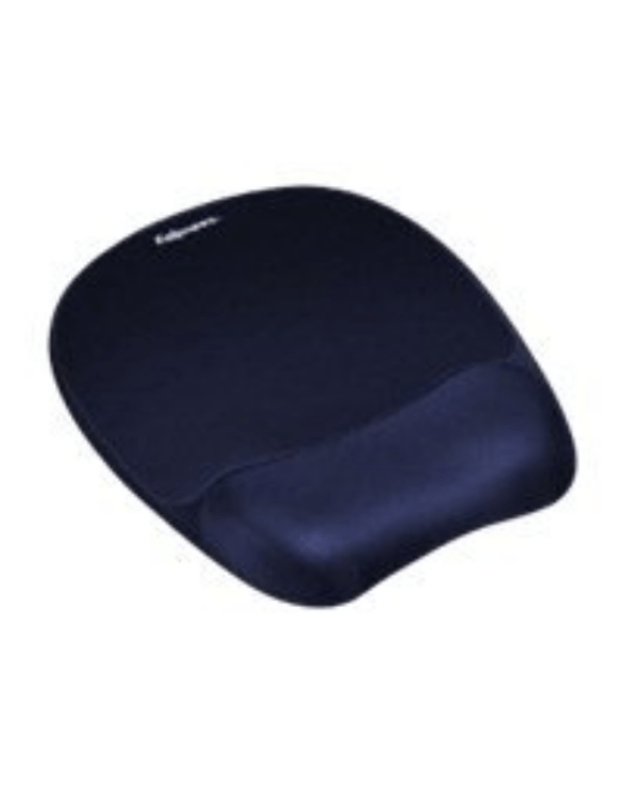 Fellowes | Foam mouse pad with wrist support | Mouse pad with wrist pillow | 202 x 235 x 25 mm | Sapphire