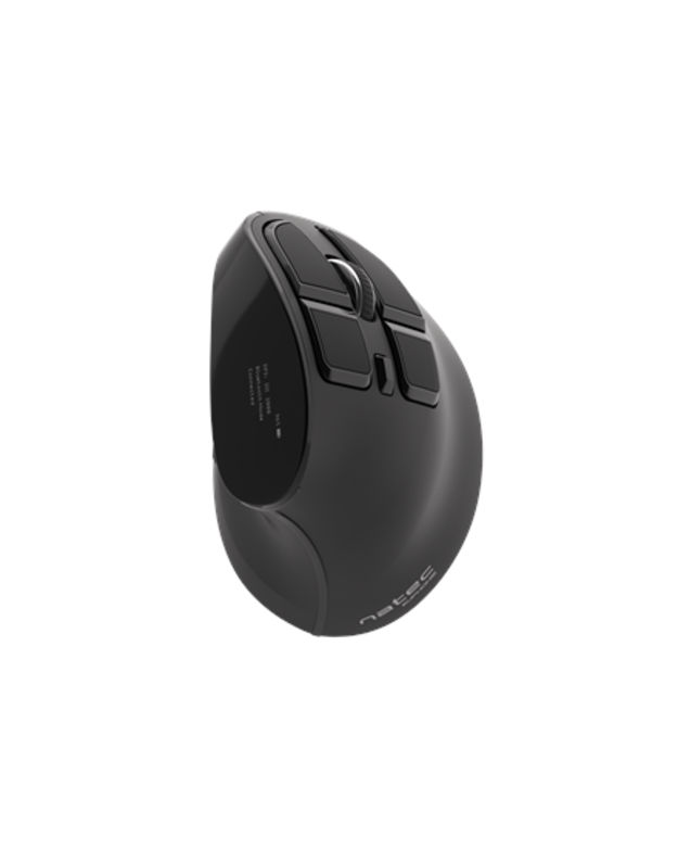 Natec | Vertical Mouse | Euphonie | Wireless | Bluetooth/USB Nano Receiver | Black