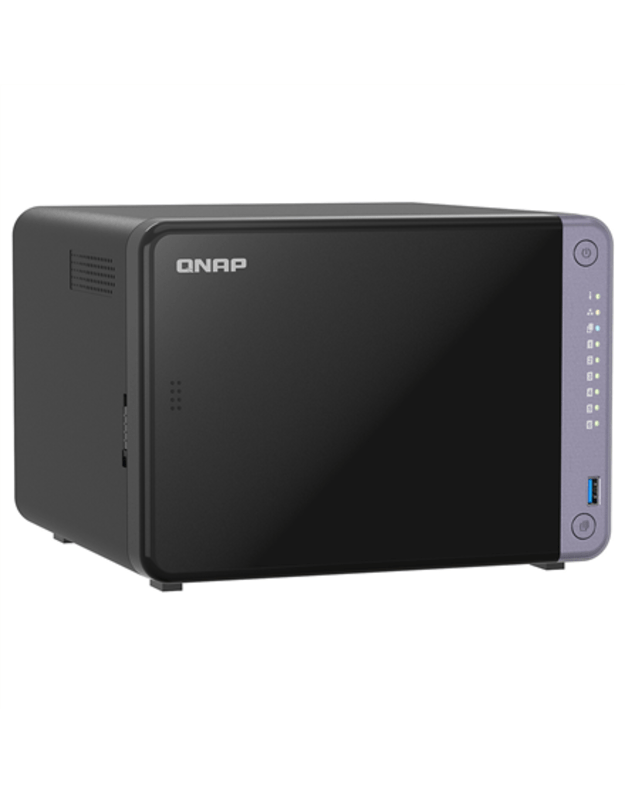 QNAP Cost-effective 6-bay 10GbE NAS | TS-632X-4G | Alpine | AL524 | Processor frequency 2 GHz | 4 GB | DDR4 SODIMM | 120W adapter (12VDC), 100-240VAC