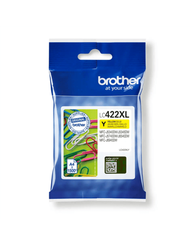 Brother LC422XLY | Ink Cartridge | Yellow