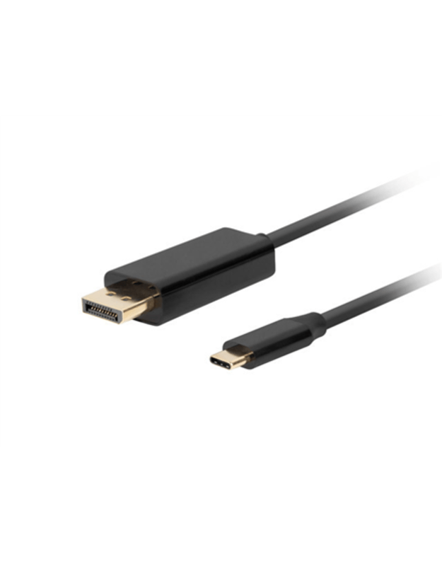 Lanberg USB-C to DisplayPort Cable, 3 m 4K/60Hz, Black | Lanberg | USB-C to DisplayPort Cable | Black | 3 m