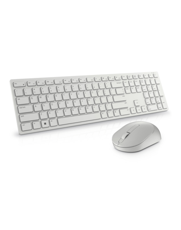 Dell | Keyboard and Mouse | KM5221W Pro | Keyboard and Mouse Set | Wireless | Mouse included | RU | White | 2.4 GHz