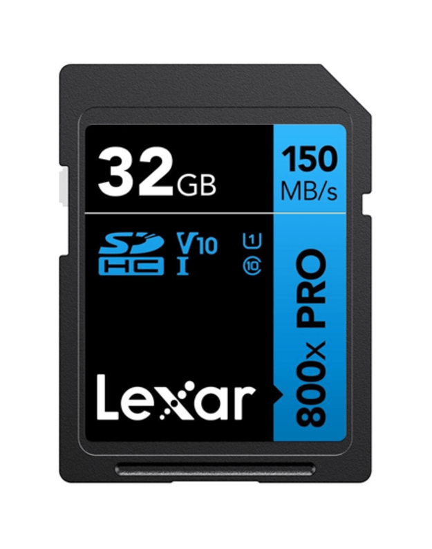 Lexar | Memory Card | Professional 800x PRO | 32 GB | SDXC | Flash memory class UHS-I