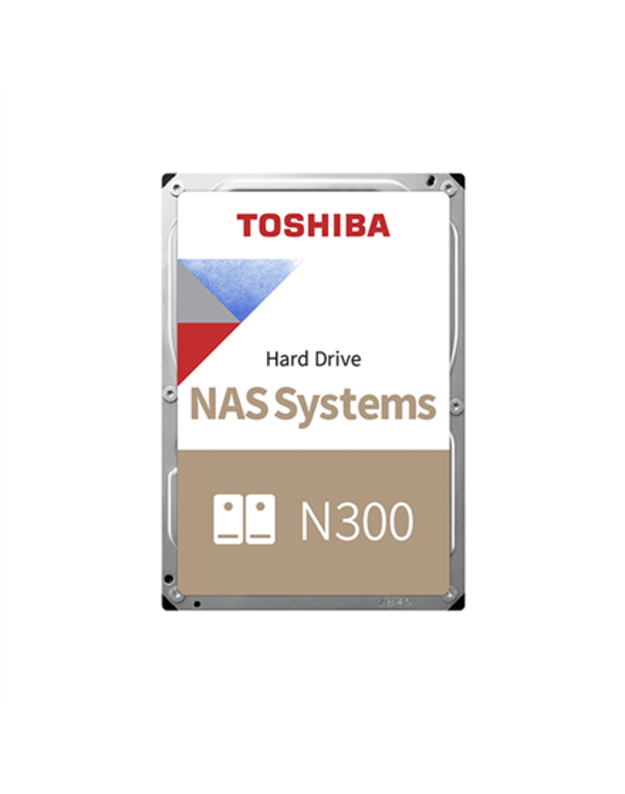 Toshiba HDD NAS N300 3.5 16TB / 7.2k / SATA / 512MB / Reliability: 24x7, 180TB per year, 1.2M hours / 3Y Warranty (BULK HDEXX10ZNA51F) | Toshiba | Hard Drive | N300 NAS | 7200 RPM | 16000 GB | 512 MB