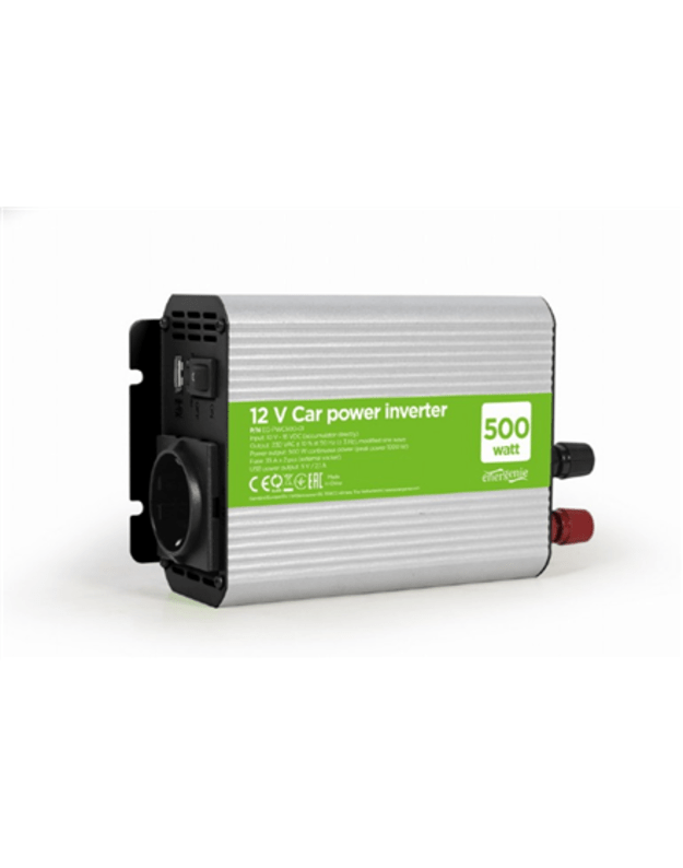 EnerGenie | 12 V Car power inverter, 500 W | EG-PWC500-01