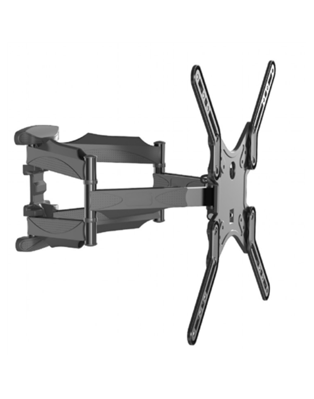 Gembird | Wall mount | WM-60ST-01 | Tilt, swivel, rotate | 32-60 | Maximum weight (capacity) 36.4 kg | Black