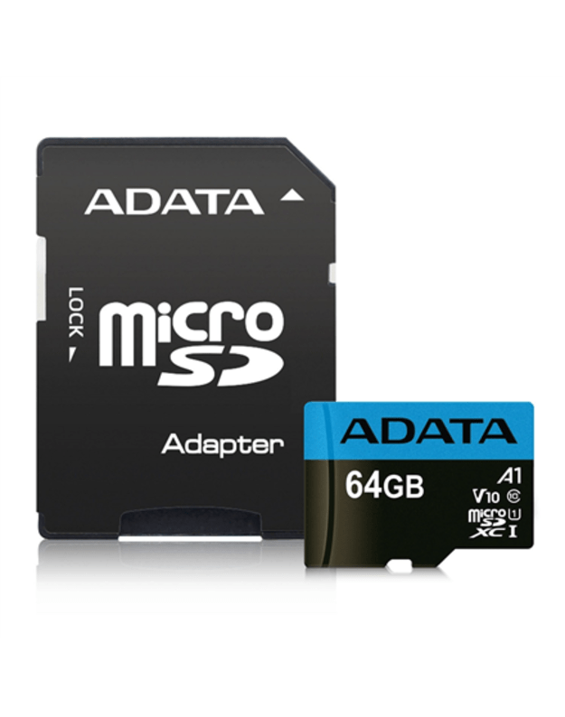 ADATA | Premier | UHS-I | 64 GB | MicroSDXC | Flash memory class 10 | Adapter