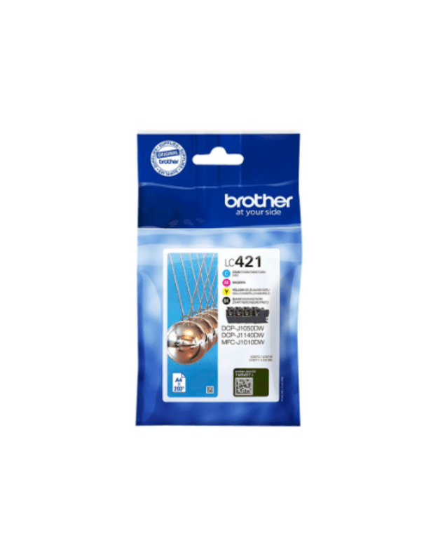 Brother LC421VALDR | Ink Cartridges | Black, cyan, magenta, yellow