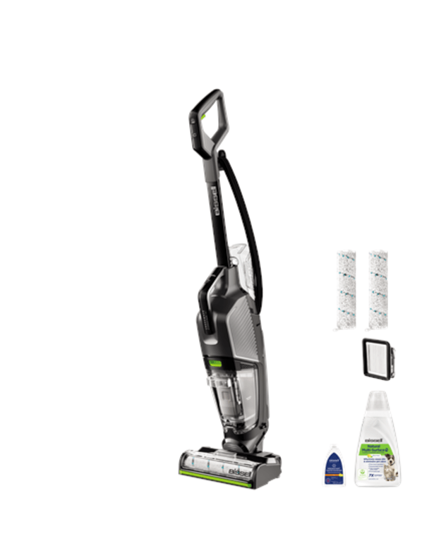 Bissell | All-in One Multi-Surface Cleaner | Crosswave HydroSteam Pet Pro | Corded operating | Washing function | 1100 W | Grey | Warranty 24 month(s)