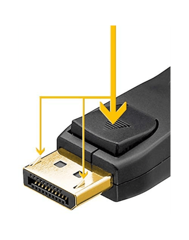 Goobay | Connector Cable 1.2 | Black | Displayport | 3 m