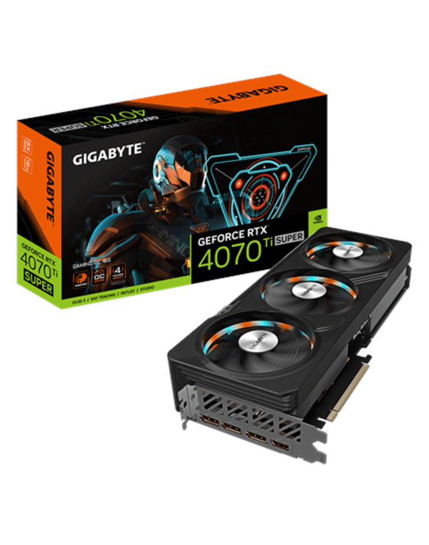 Gigabyte | GV-N407TSGAMING OC-16GD 1.0 | NVIDIA | 16 GB | GeForce RTX 4070 Ti SUPER | GDDR6X | HDMI ports quantity 1 | PCI-E 4.0 | Memory clock speed 2655 MHz