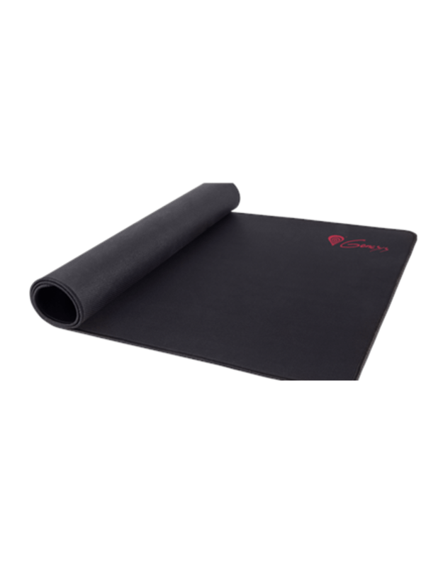 Genesis | Carbon 500 Maxi Logo | Mouse pad | 450 x 900 x 2.5 mm | Black