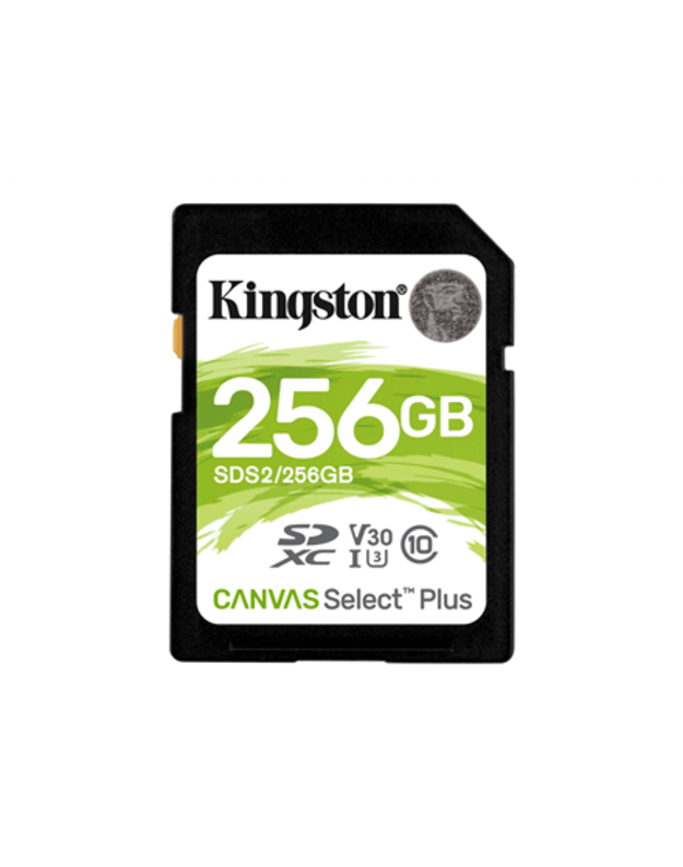 Kingston Canvas Select Plus - flash memory card - 256 GB - SDXC UHS-I | Kingston