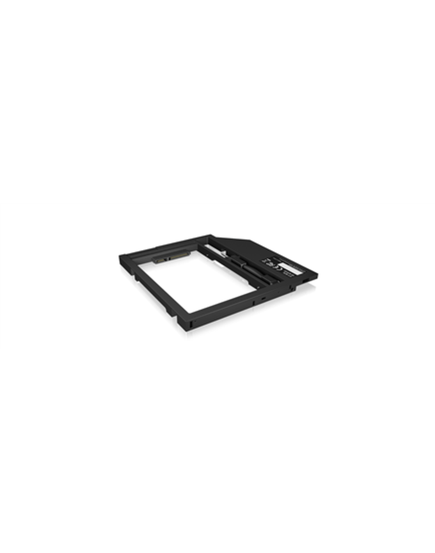 Raidsonic | Adapter for a 2.5   HDD/SSD in notebook DVD bay | ICY BOX IB-AC649 | 1x mini SATA III