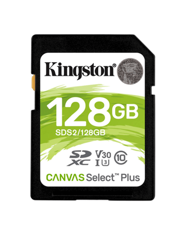 Kingston | Canvas Select Plus | 128 GB | SDHC | Flash memory class 10