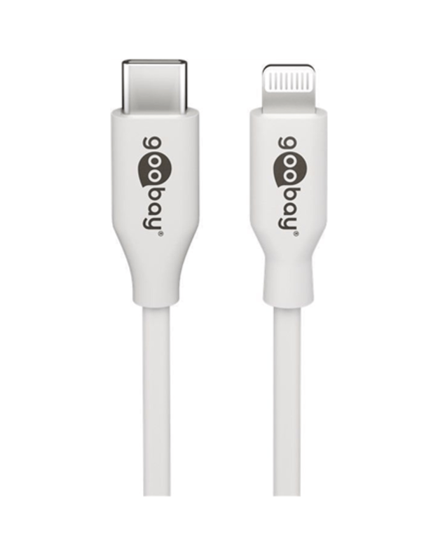 Goobay | Lightning - USB-C USB charging and sync cable | USB-C to Lightning Apple Lightning male (8-pin) | USB-C male