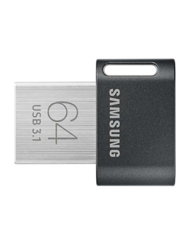 Samsung | FIT Plus | MUF-64AB/APC | 64 GB | USB 3.1 | Black/Silver