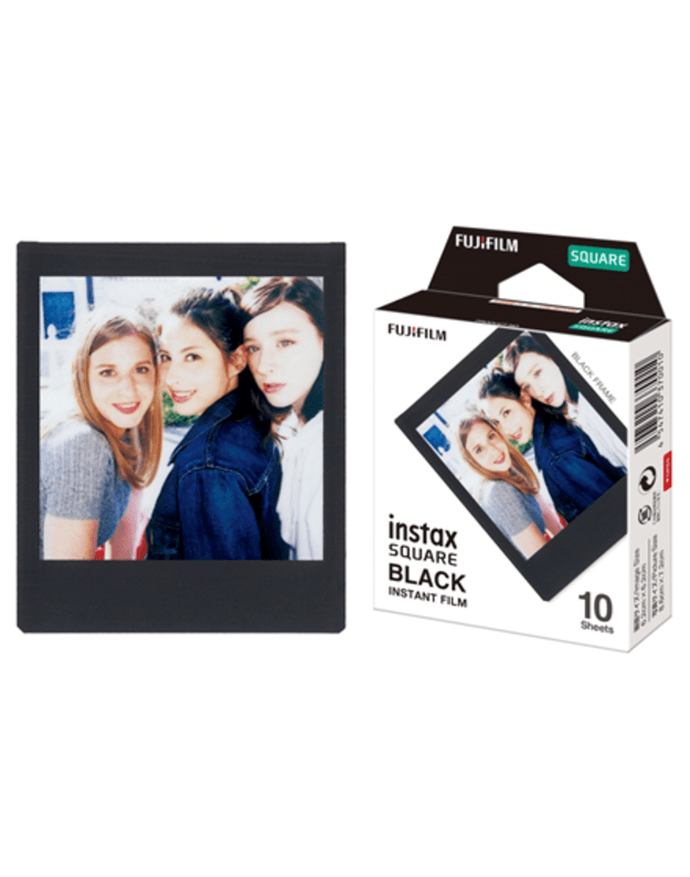 Fujifilm | Instax Square Instant Film Black | Glossy | Quantity 10