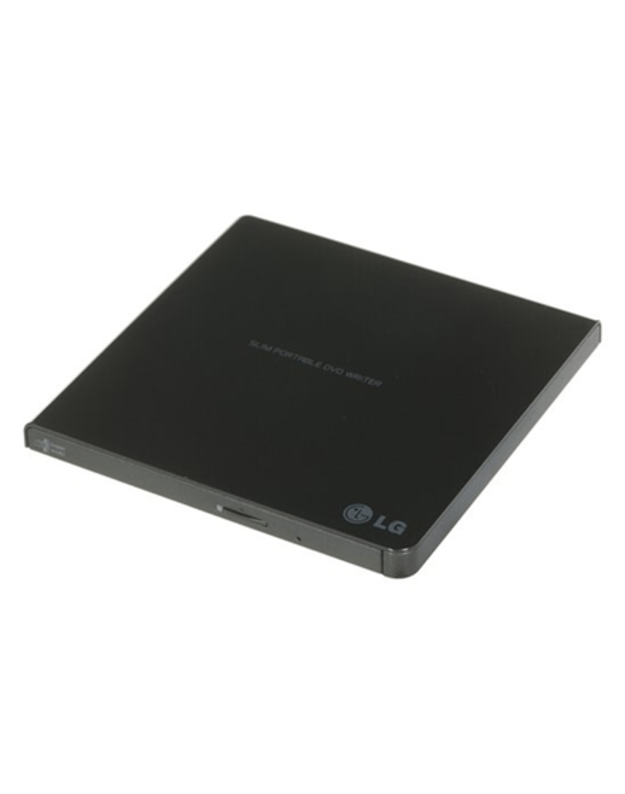 H.L Data Storage | Ultra Slim Portable DVD-Writer | GP57EB40 | Interface USB 2.0 | DVD±R/RW | CD read speed 24 x | CD write speed 24 x | Black | Desktop/Notebook