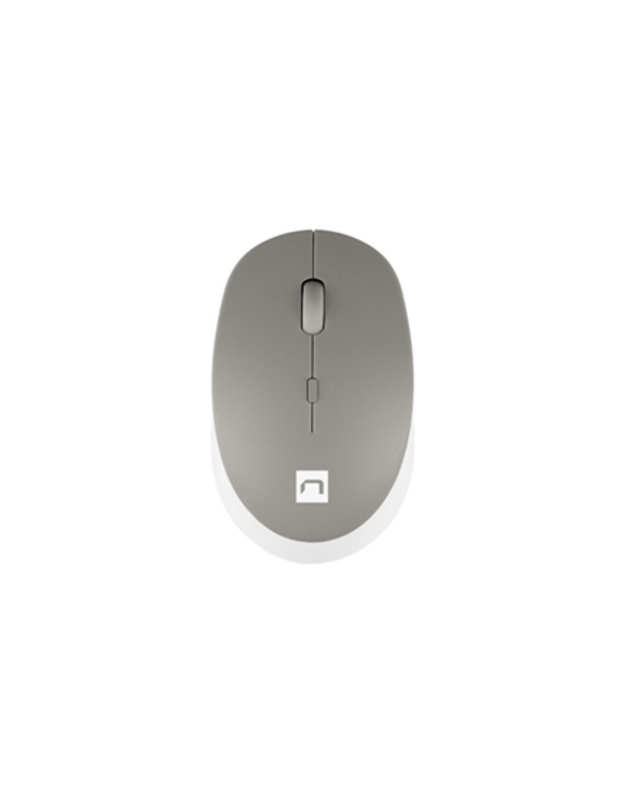 Natec | Mouse | Harrier 2 | Wireless | Bluetooth | White/Grey