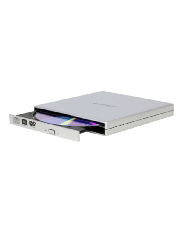 Gembird | External USB DVD Drive | DVD-USB-02-SV | Interface USB 2.0 | DVD±RW (±R DL) / DVD-RAM | CD read speed 24 x | CD write speed 24 x | Silver